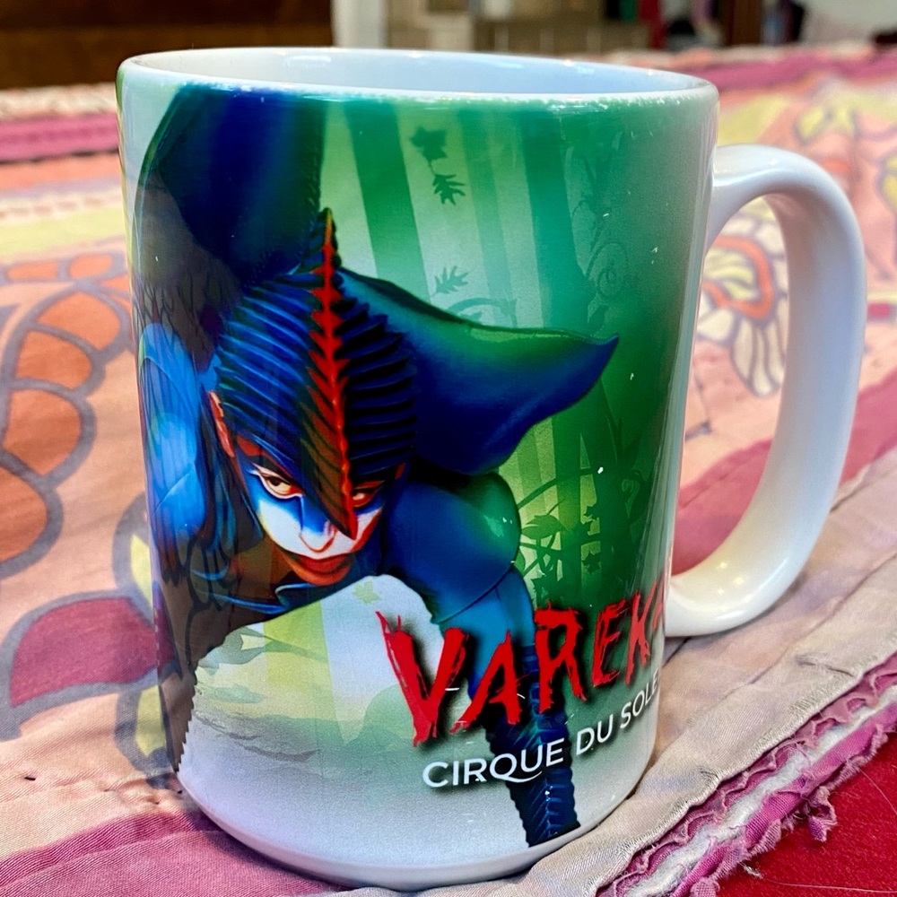 Cirque du Soleil Varekai Collectable Ceramic Mug Circa 2005